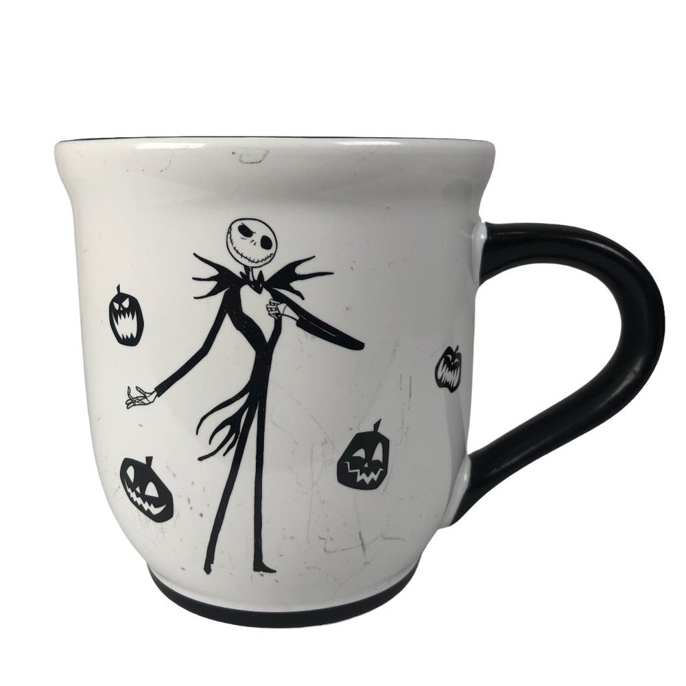 Disney Store Jack Skellington The Nightmare before Christmas Mug Cup Pumpkins
